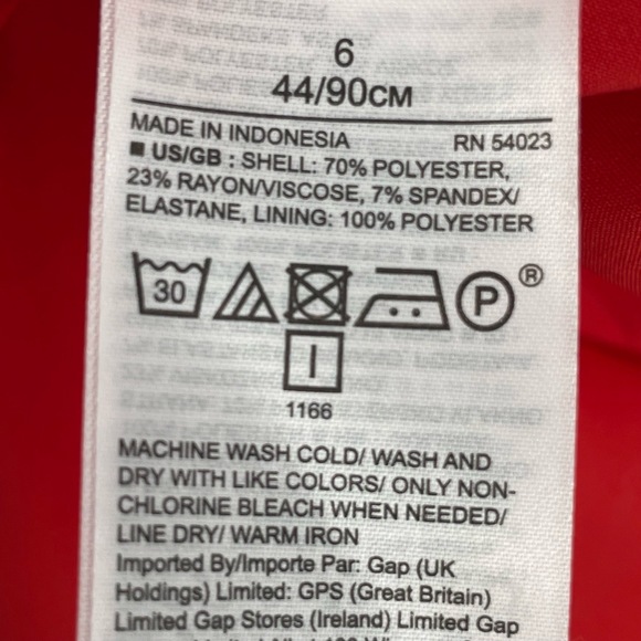 Banana Republic Womens Sleeveless A-Line Scoop Neck Red/Orange Dress Size 6 - Picture 6 of 9